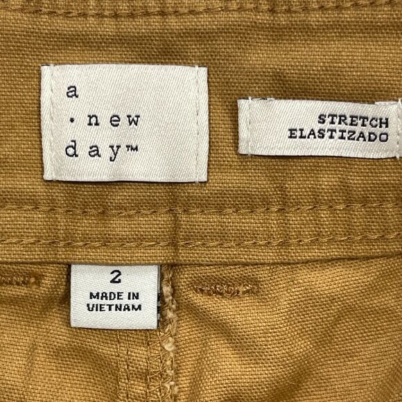 A New Day Everyday Shorts Womens 2 Multicolor Cotton Stretch High Rise Lot of 2 - Picture 10 of 16